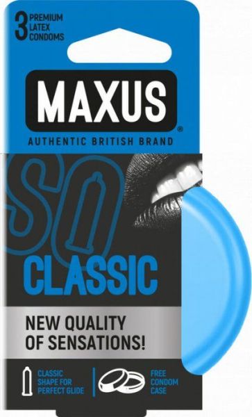 Презерватив Maxus Classic классические 3шт фотография